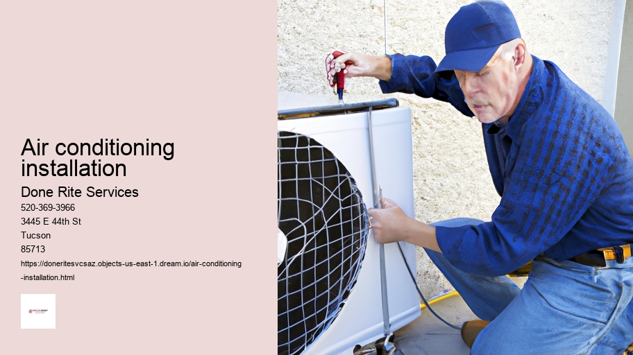 air conditioning installation